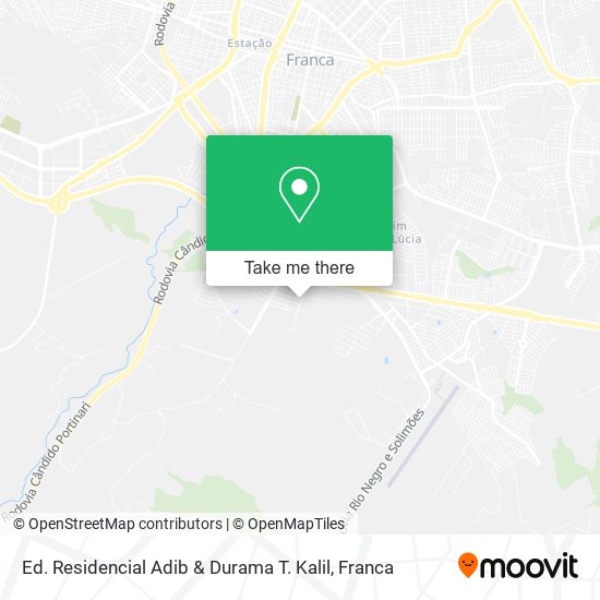 Mapa Ed. Residencial Adib & Durama T. Kalil
