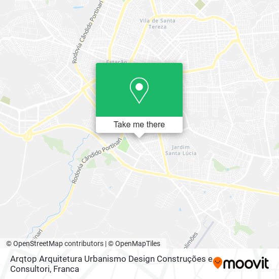 Mapa Arqtop Arquitetura Urbanismo Design Construções e Consultori