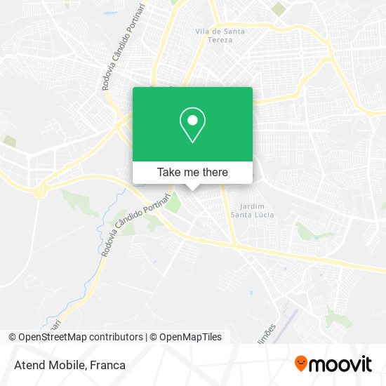 Atend Mobile map