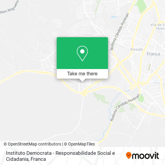 Instituto Democrata - Responsabilidade Social e Cidadania map