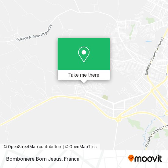 Bomboniere Bom Jesus map