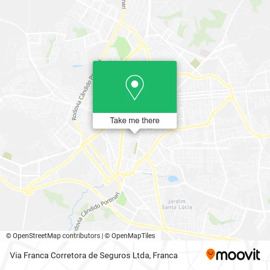 Via Franca Corretora de Seguros Ltda map