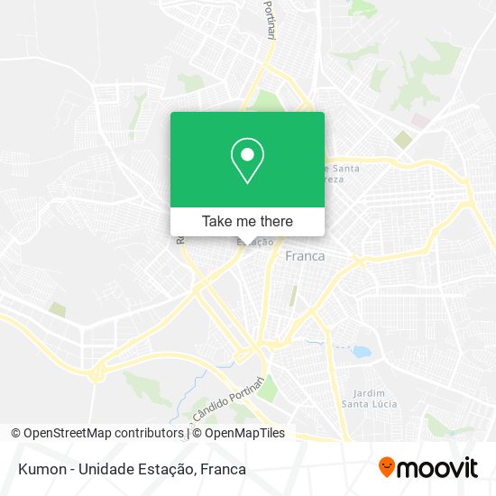 Kumon - Unidade Estação map