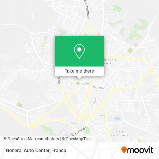 General Auto Center map