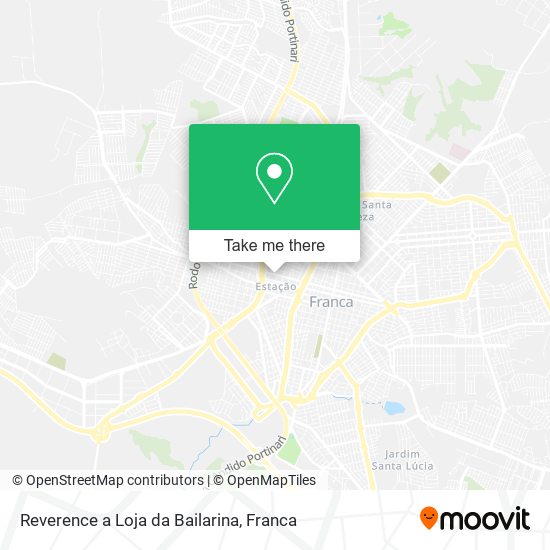 Reverence a Loja da Bailarina map