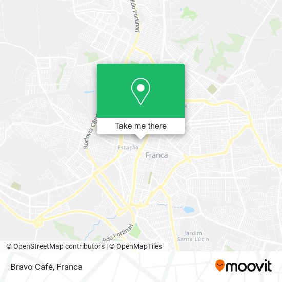 Bravo Café map