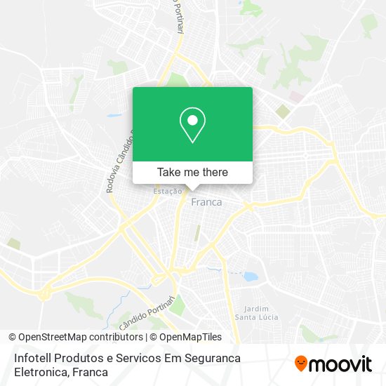 Infotell Produtos e Servicos Em Seguranca Eletronica map