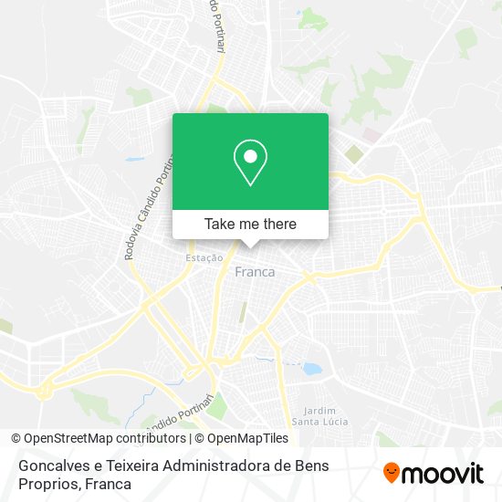 Mapa Goncalves e Teixeira Administradora de Bens Proprios
