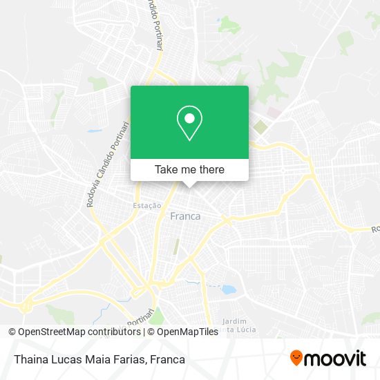 Thaina Lucas Maia Farias map