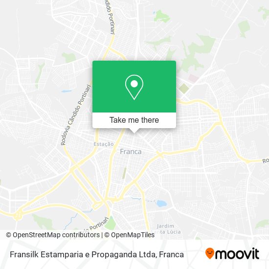 Fransilk Estamparia e Propaganda Ltda map