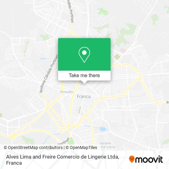 Alves Lima and Freire Comercio de Lingerie Ltda map