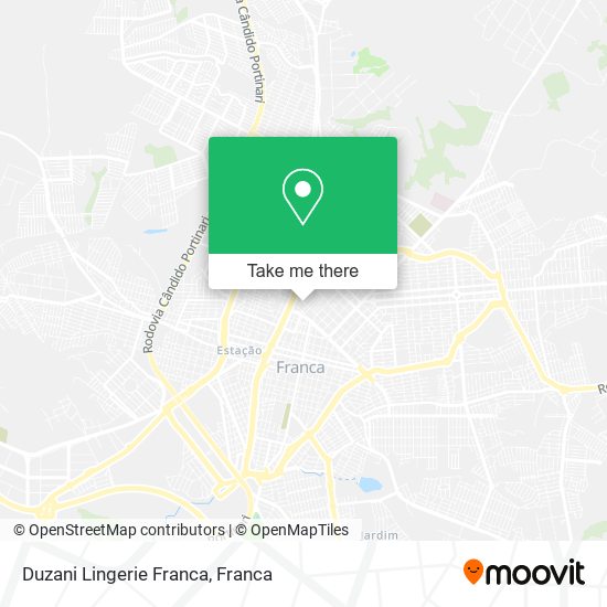 Mapa Duzani Lingerie Franca