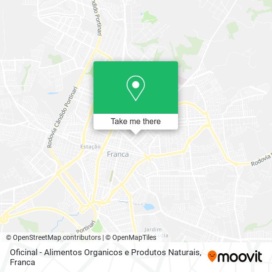 Oficinal - Alimentos Organicos e Produtos Naturais map