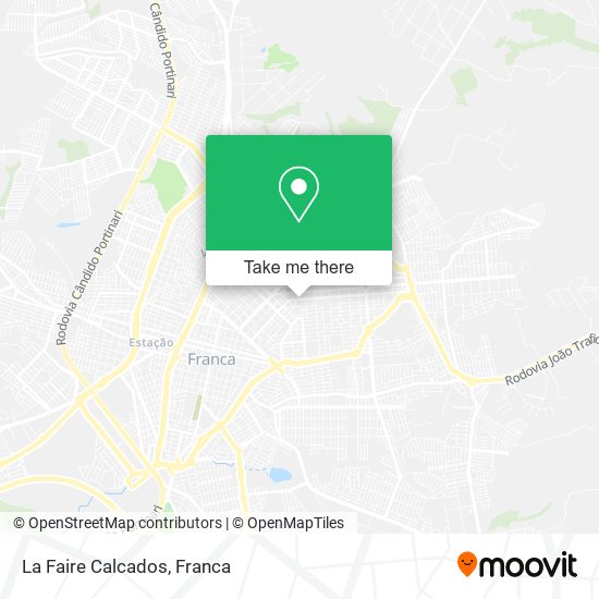 La Faire Calcados map