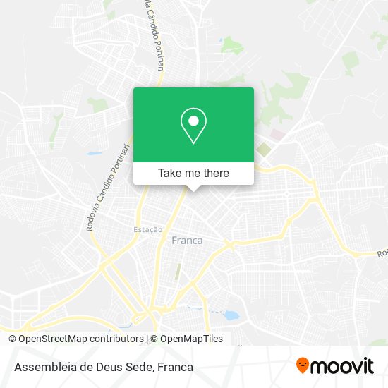 Assembleia de Deus Sede map
