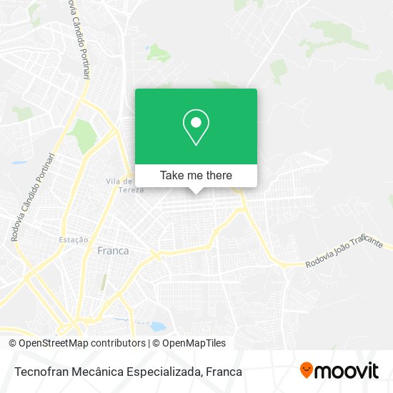 Tecnofran Mecânica Especializada map