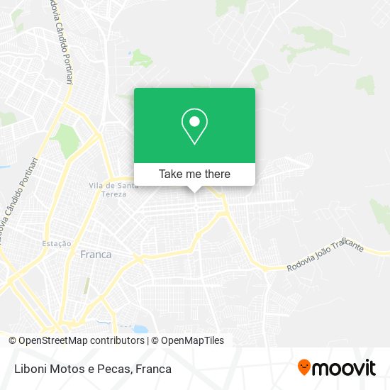 Liboni Motos e Pecas map