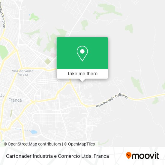 Cartonader Industria e Comercio Ltda map