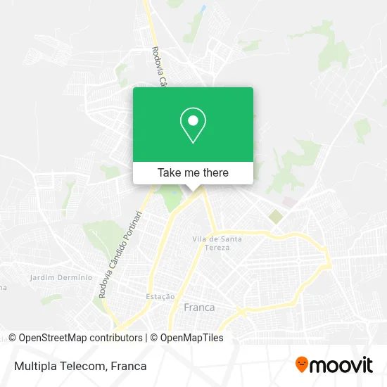 Multipla Telecom map