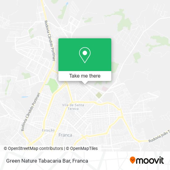 Mapa Green Nature Tabacaria Bar