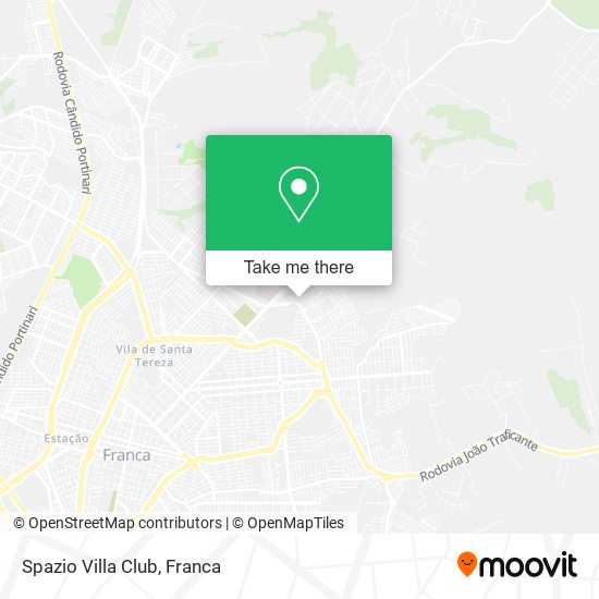 Spazio Villa Club map