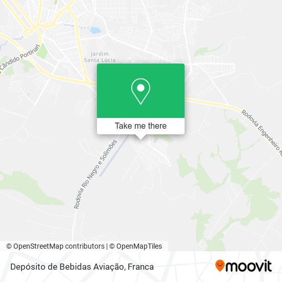 Depósito de Bebidas Aviação map