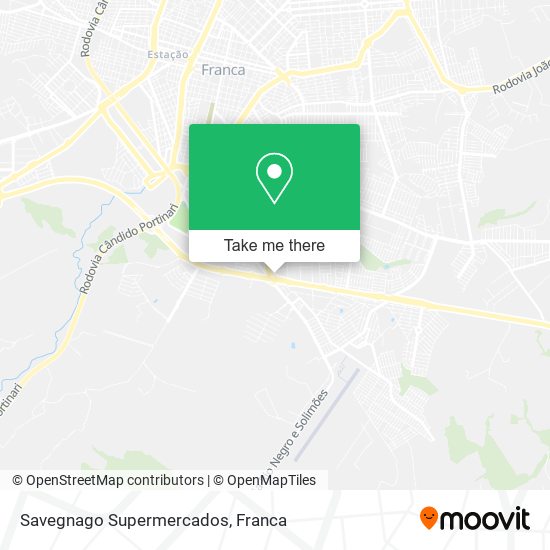 Savegnago Supermercados map