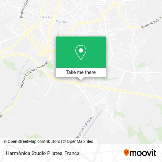 Harmônica Studio Pilates map