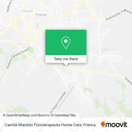 Camila Macedo Fisioterapeuta Home Care map