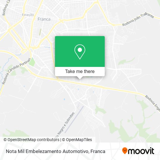 Mapa Nota Mil Embelezamento Automotivo