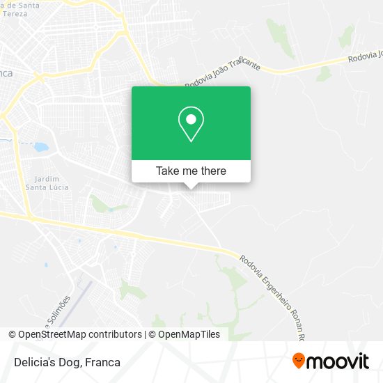 Delicia's Dog map