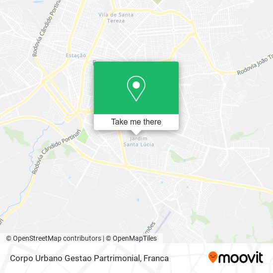Corpo Urbano Gestao Partrimonial map