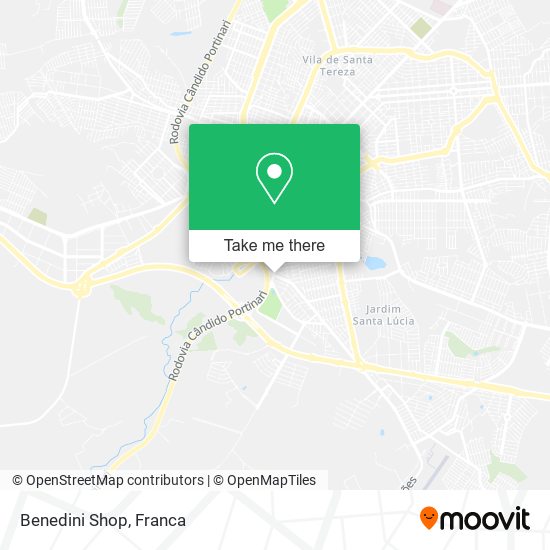 Benedini Shop map