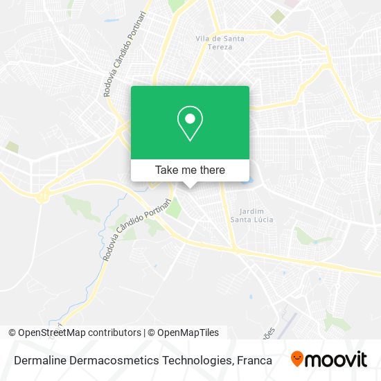 Dermaline Dermacosmetics Technologies map