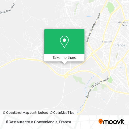 Mapa Jl Restaurante e Conveniência