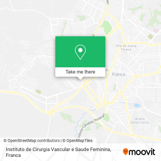 Instituto de Cirurgia Vascular e Saude Feminina map