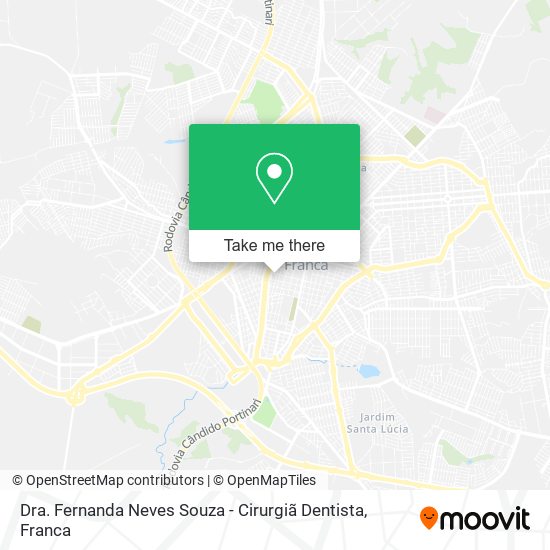 Dra. Fernanda Neves Souza - Cirurgiã Dentista map