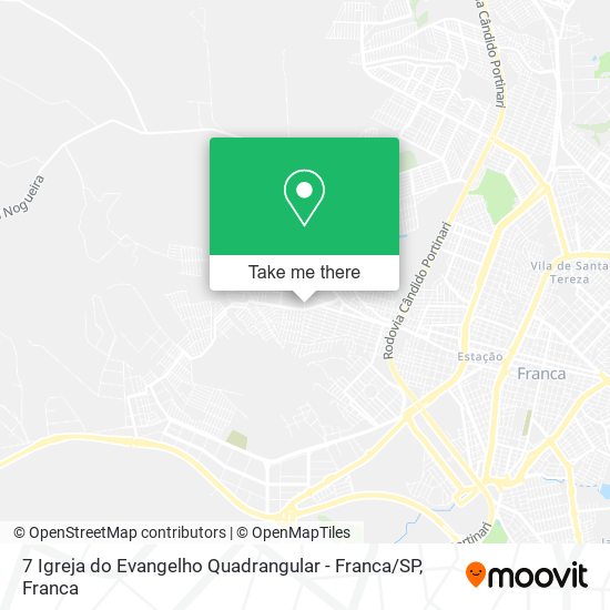 7 Igreja do Evangelho Quadrangular - Franca / SP map