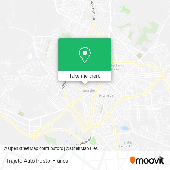 Mapa Trajeto Auto Posto