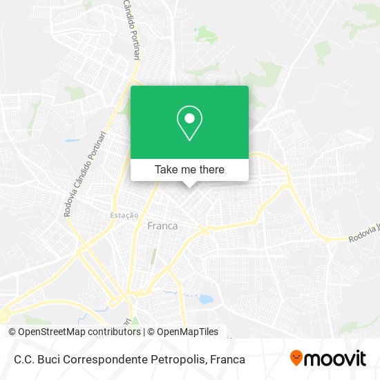 C.C. Buci Correspondente Petropolis map