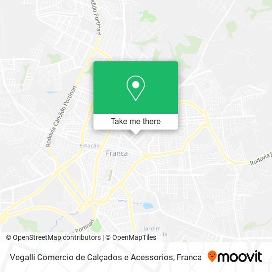 Vegalli Comercio de Calçados e Acessorios map
