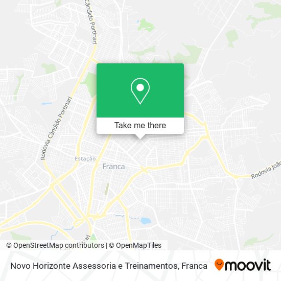 Mapa Novo Horizonte Assessoria e Treinamentos