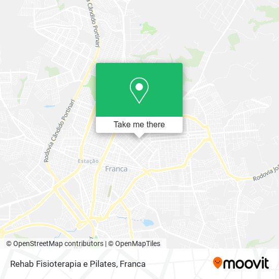 Rehab Fisioterapia e Pilates map