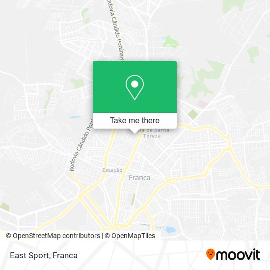 Mapa East Sport