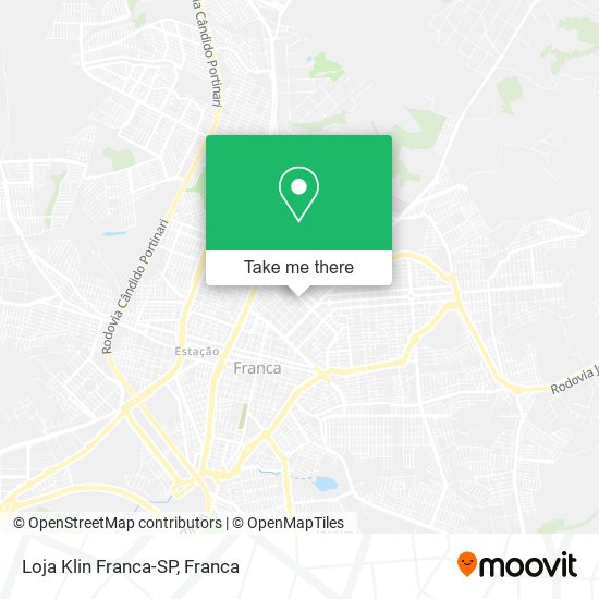 Loja Klin Franca-SP map