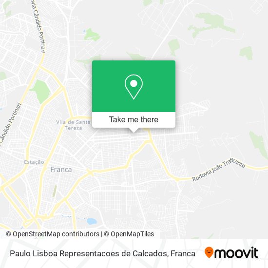 Paulo Lisboa Representacoes de Calcados map