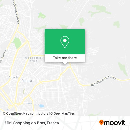 Mapa Mini Shopping do Bras
