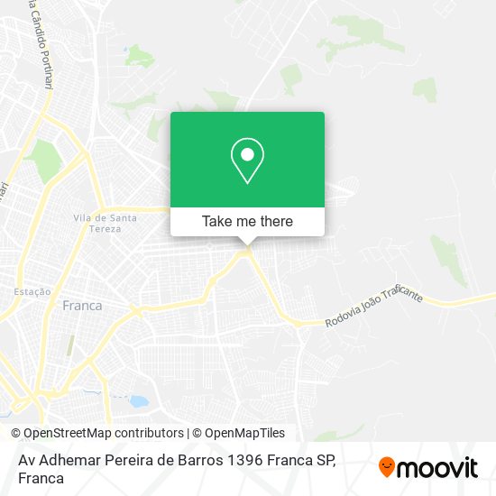 Av Adhemar Pereira de Barros 1396 Franca SP map