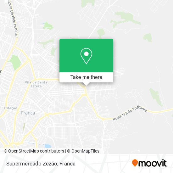 Supermercado Zezão map