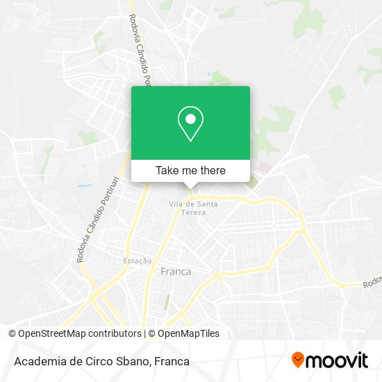 Academia de Circo Sbano map